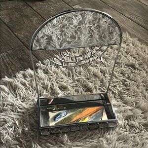 Elegant Silver Jewelry Stand